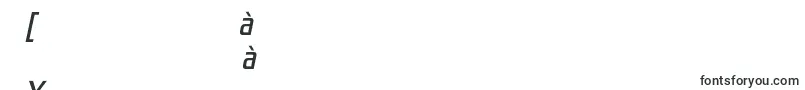 TeutonnormalItalic-Schriftart – bengalische Schriften